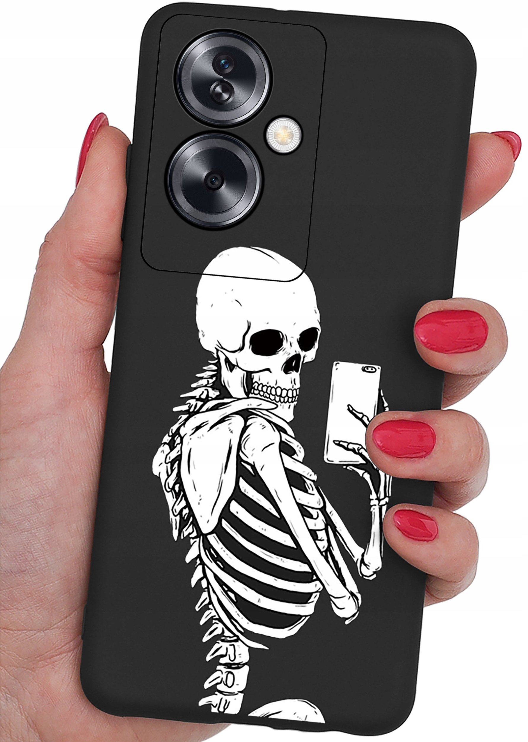 ETUI do Oppo A79 5G CASE WZORY SOFT MATT PLECKI + SZKŁO OCHRONNE 9H