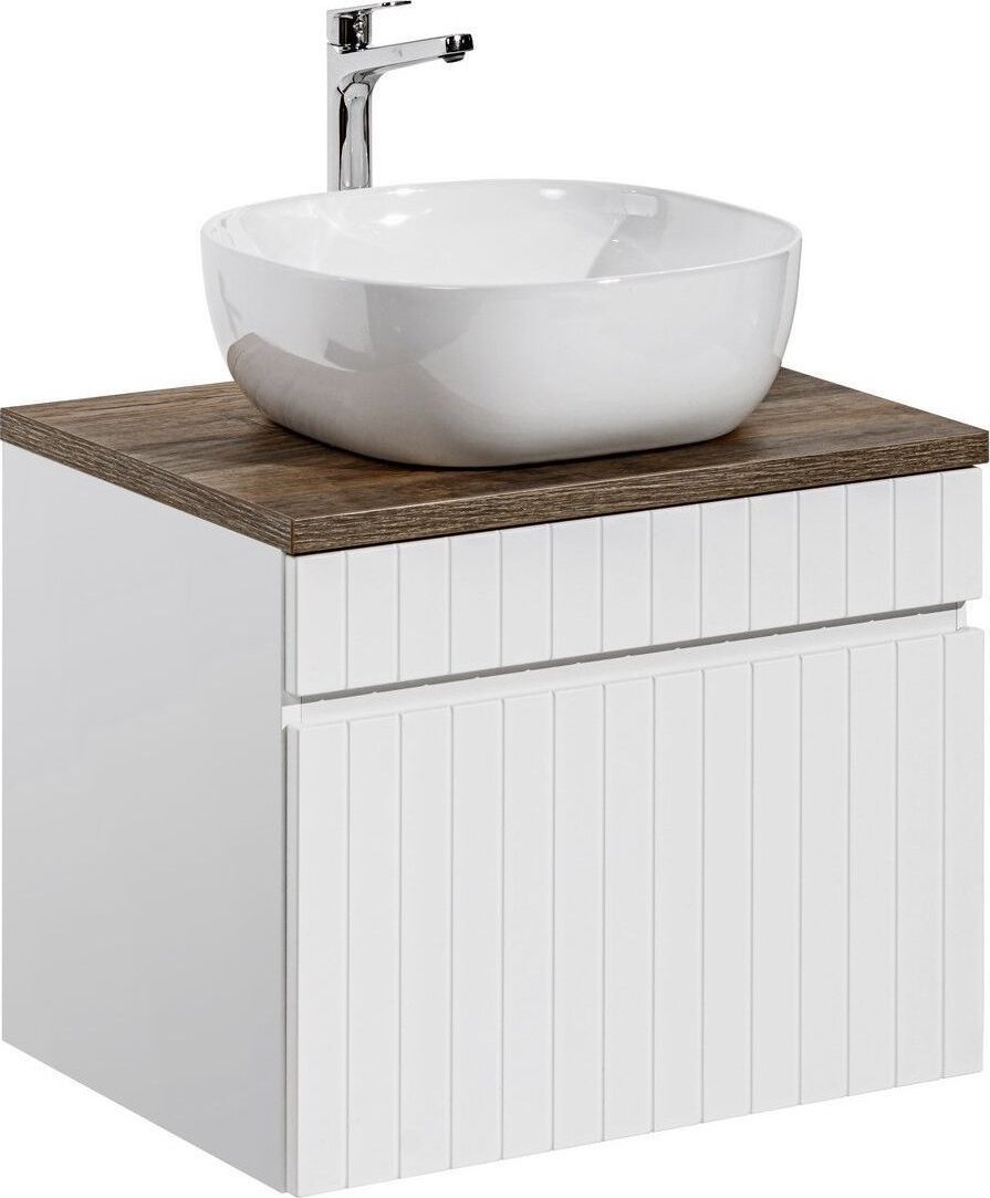 Comad Szafka wisząca z umywalką, Iconic, 60x46x46 cm, biały, mat