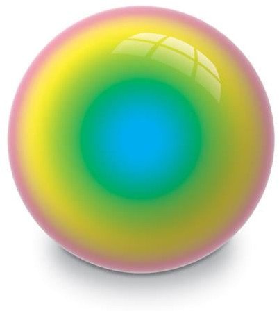 Icom Mondo piłka 230mm Rainbow 26045