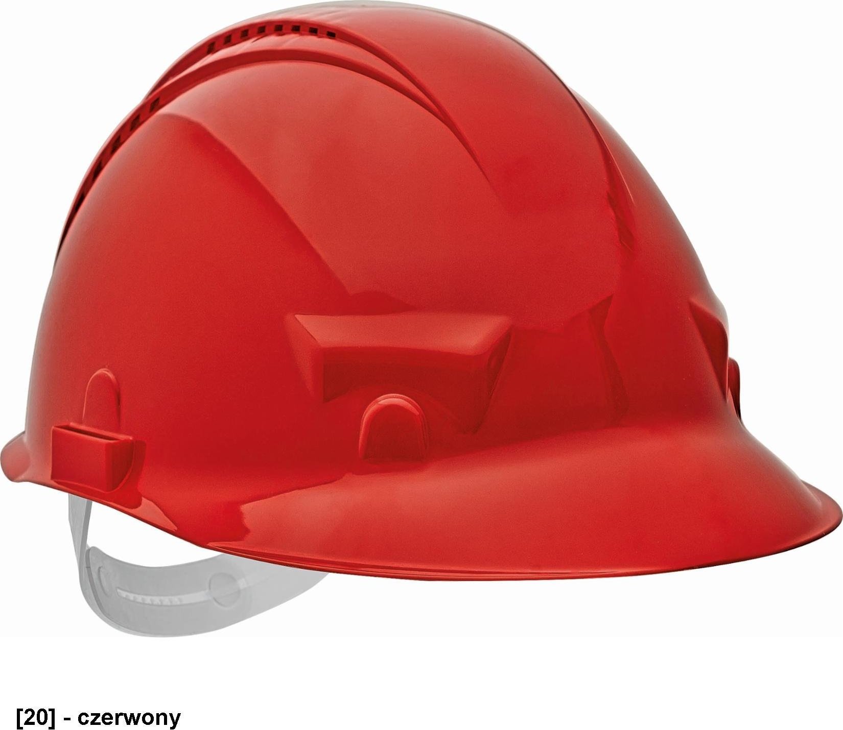 CERVA PALLADIO - hełm przemysłowy - czerwony