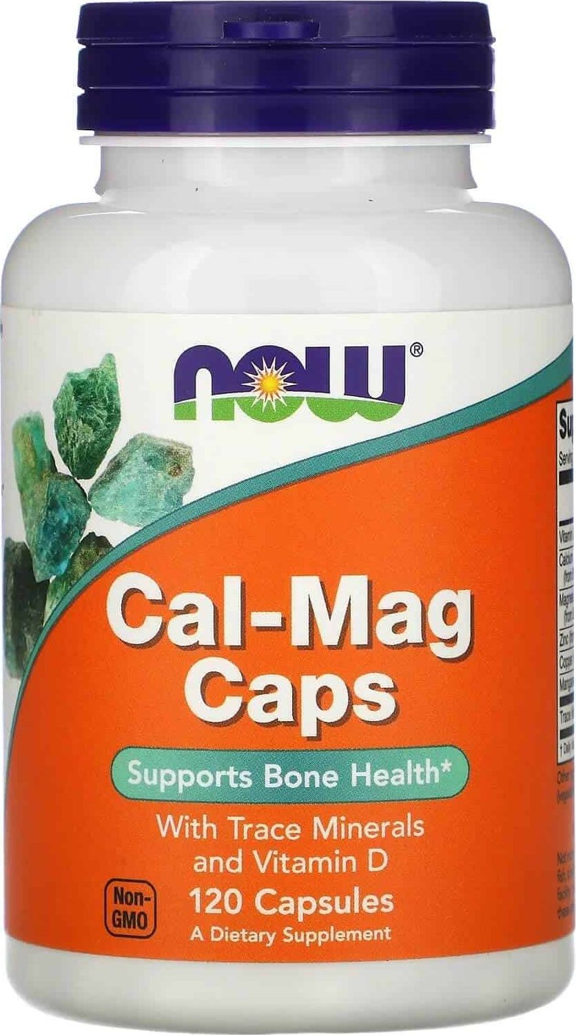 NOW Foods NOW Foods - Cal-Mag Caps, 120 kapsułek