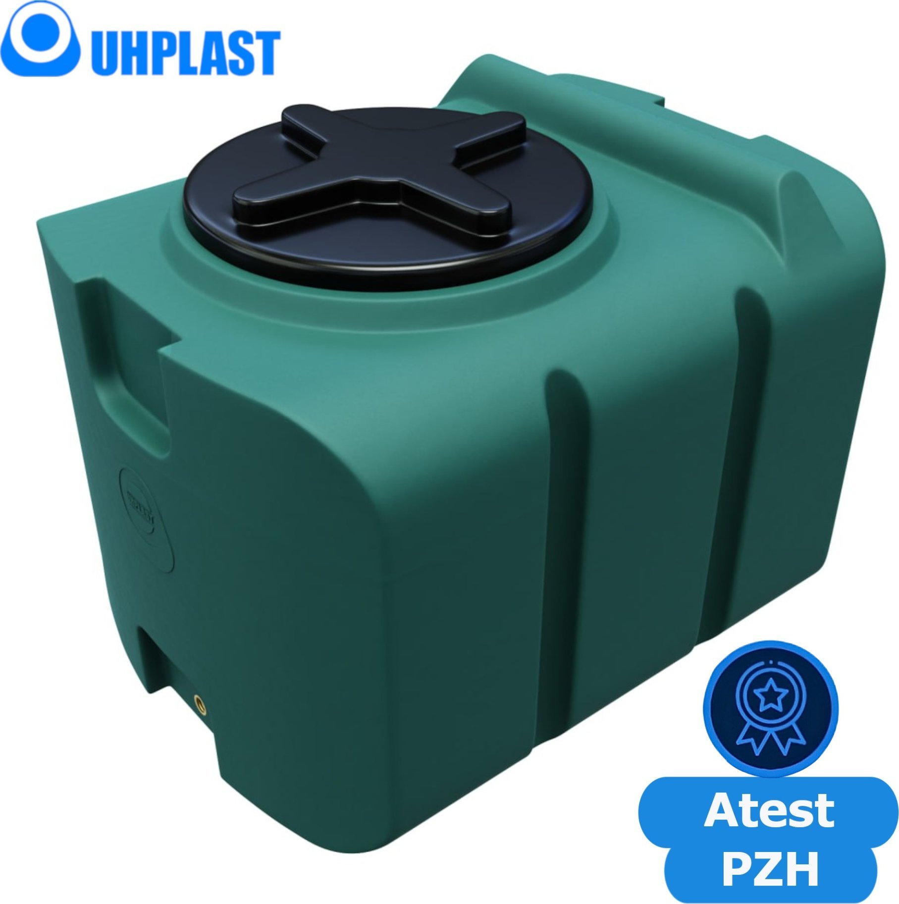 UHP Zbiornik na wodę 200l UHP KUBATON SK-200 Ciemnozielony
