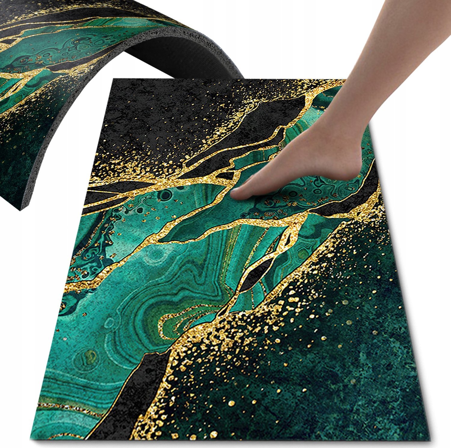 Logit Dywanik łazienkowy 60x100cm zielony (5905370218077)