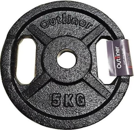 Sourcing 5KG CAST IRON PLATE WITH TWO HAND GRIPS