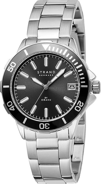 Zegarek Strand Zegarek męski Strand S744GDCBSC srebrny