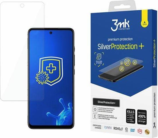 3MK 3MK Silver Protect+ Motorola Moto E30 Folia Antymikrobowa montowana na mokro