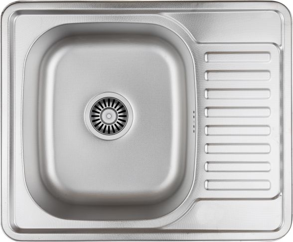 Zlewozmywak Steiner KEVIN 116 SteelQ satyna z syfonem 1-komorowy z/o