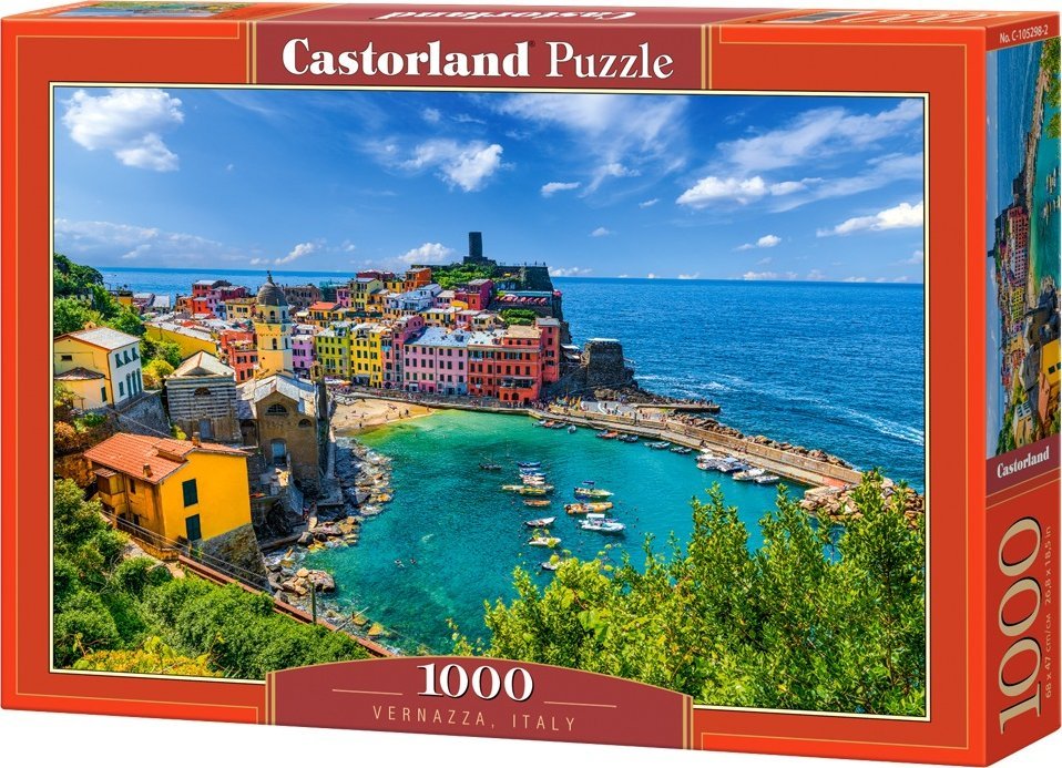 Dėlionė Castorland Vernazza Italy, 1000 d.