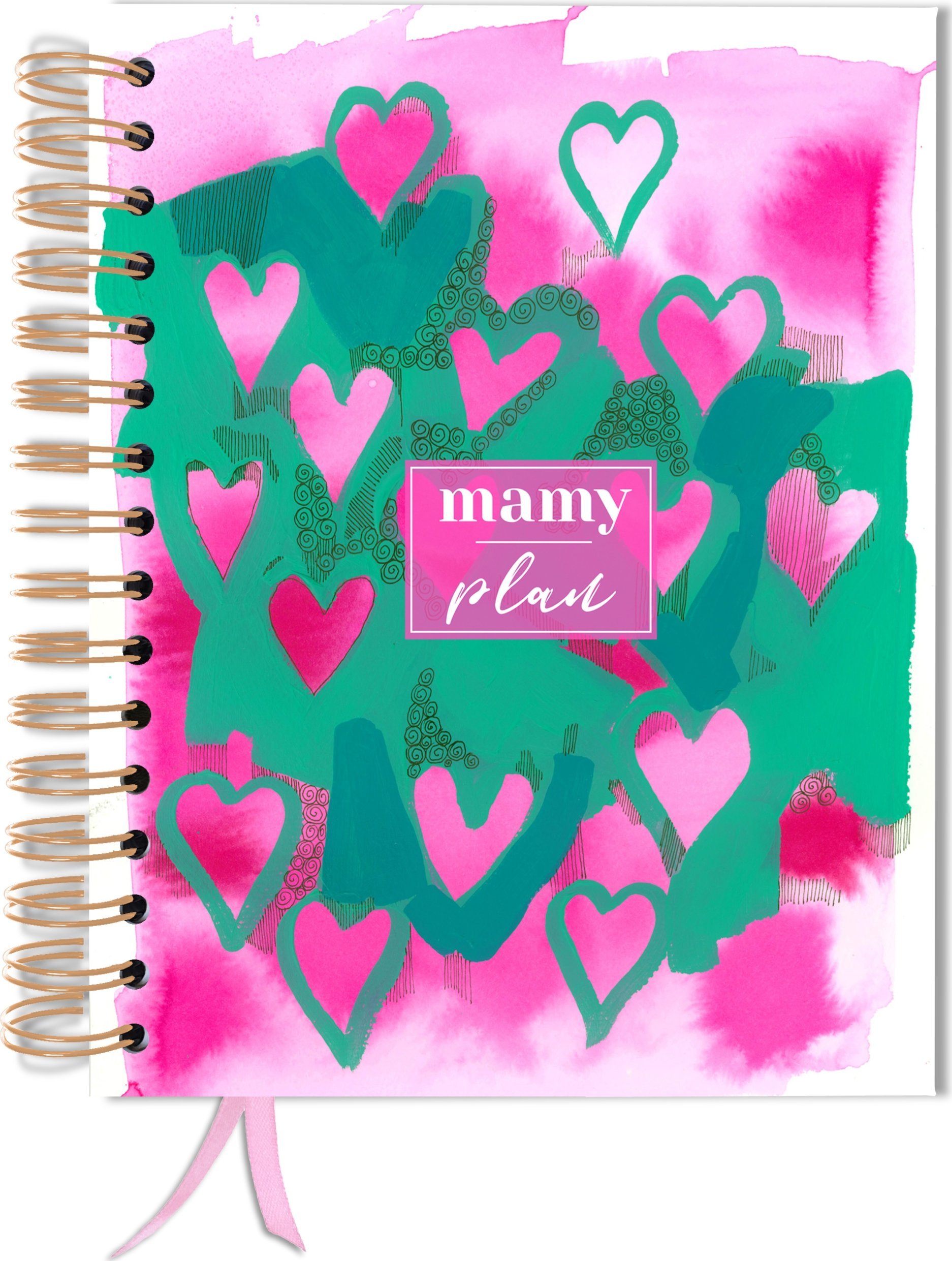 TadaPlanner Kalendarz Ciąży A5+ Mamy Plan pamiętnik poradnik planer dla przyszłych mam