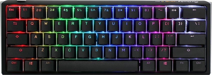 Klawiatura Ducky Ducky One 3 Classic Black/White Mini Gaming Tastatur, RGB LED - MX-Brown