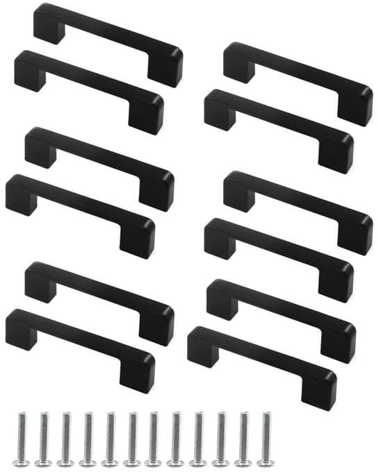 CABINET PULL GB-2421 115X55MM BLACK