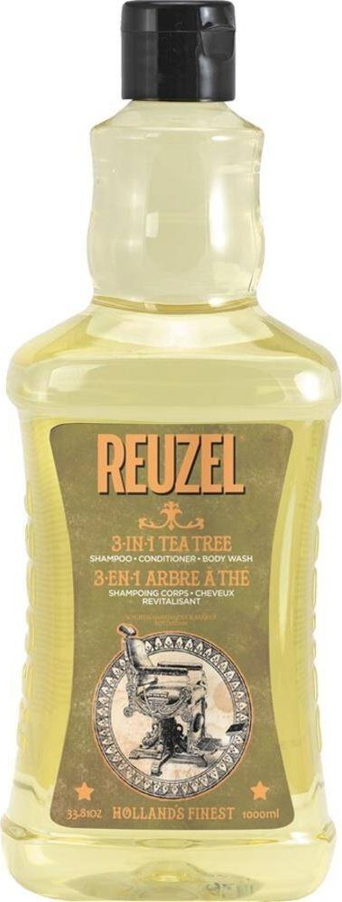 Reuzel Reuzel 3in1 Shampoo szampon odżywka i żel pod prysznic Tea Tree 1000ml