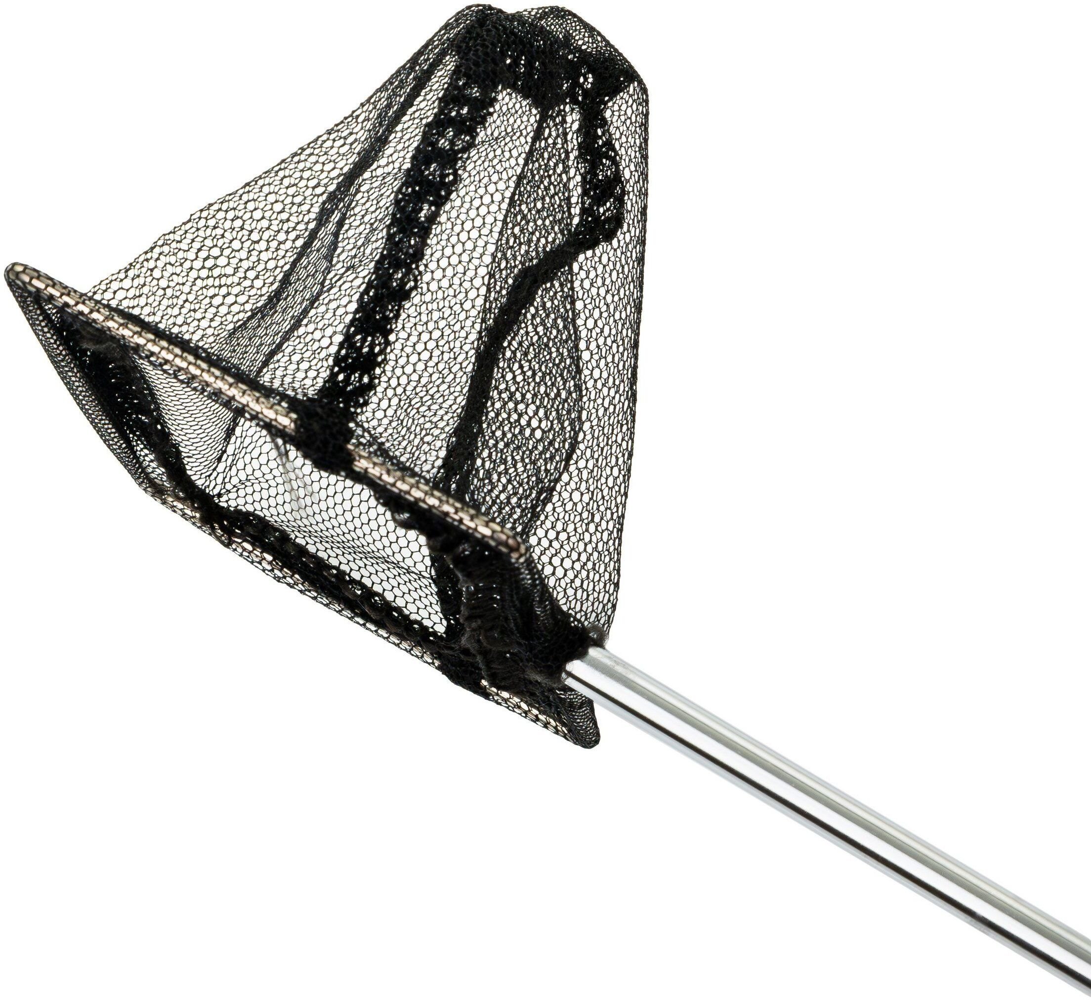 Aquael siatka do łapania ryb aluminiowa, aluminium i tkanina siatkowa, 6.5 x 4.5 x 16-39 cm