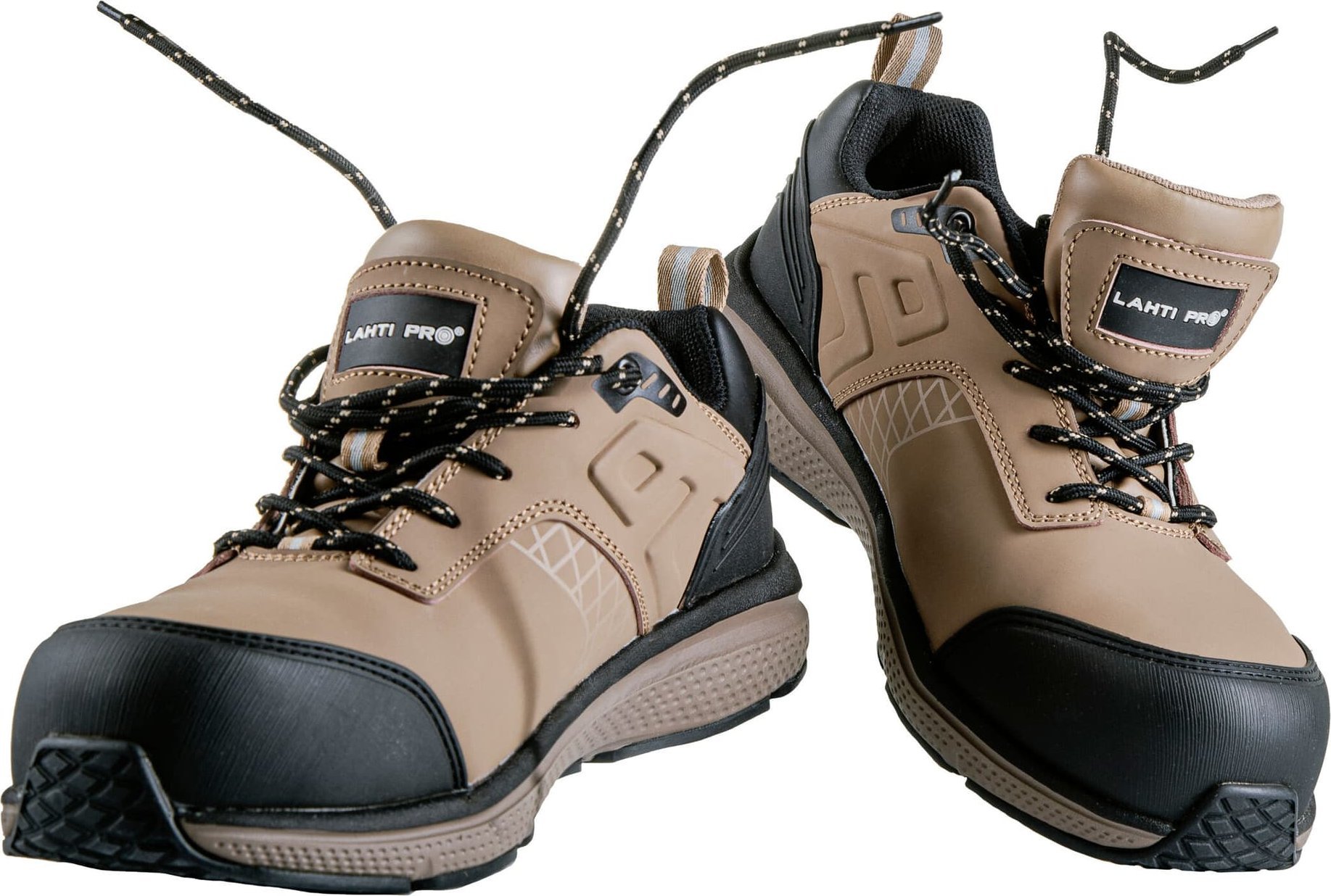 Lahti Pro PÓŁBUTY NUBUKOWE BEŻOWO-CZARNE, S3 SRC, "40", CE, LAHTI