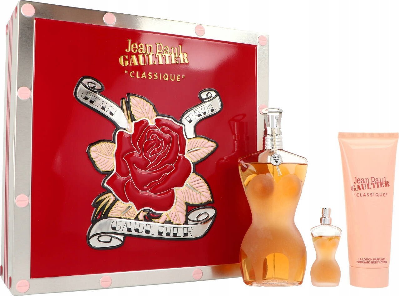 Jean Paul Gaultier ZESTAW Jean Paul Gaultier Classique EDT 100ml + EDT 6ml + BL 75ml