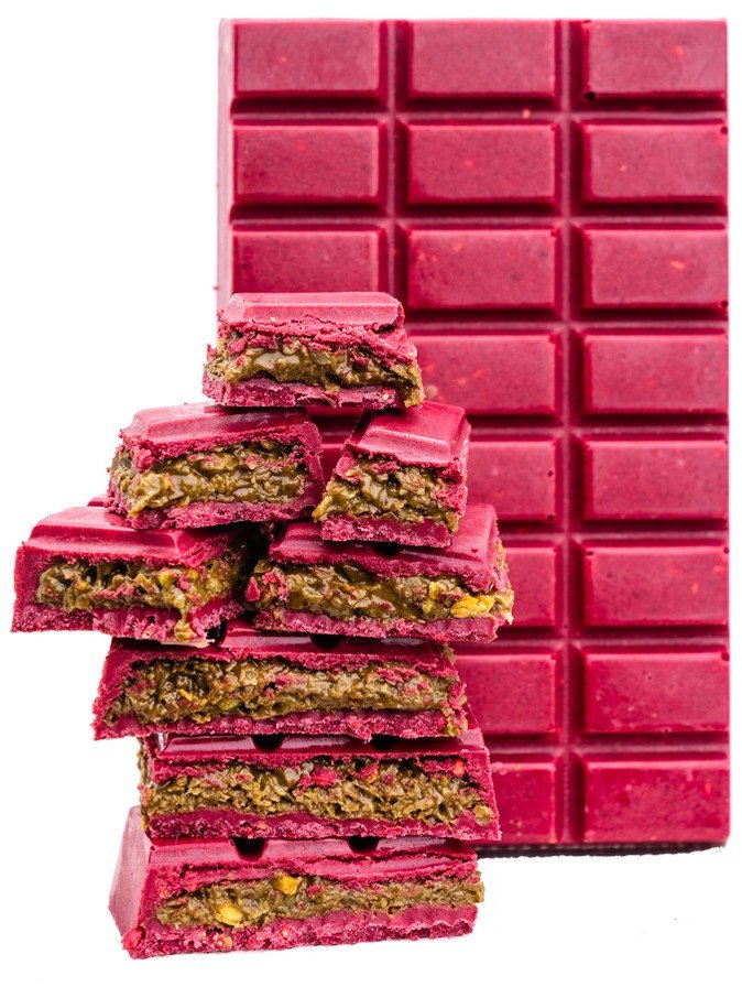 Schronisko Bukowina Czekolada dubajska biała malinowa 140g -