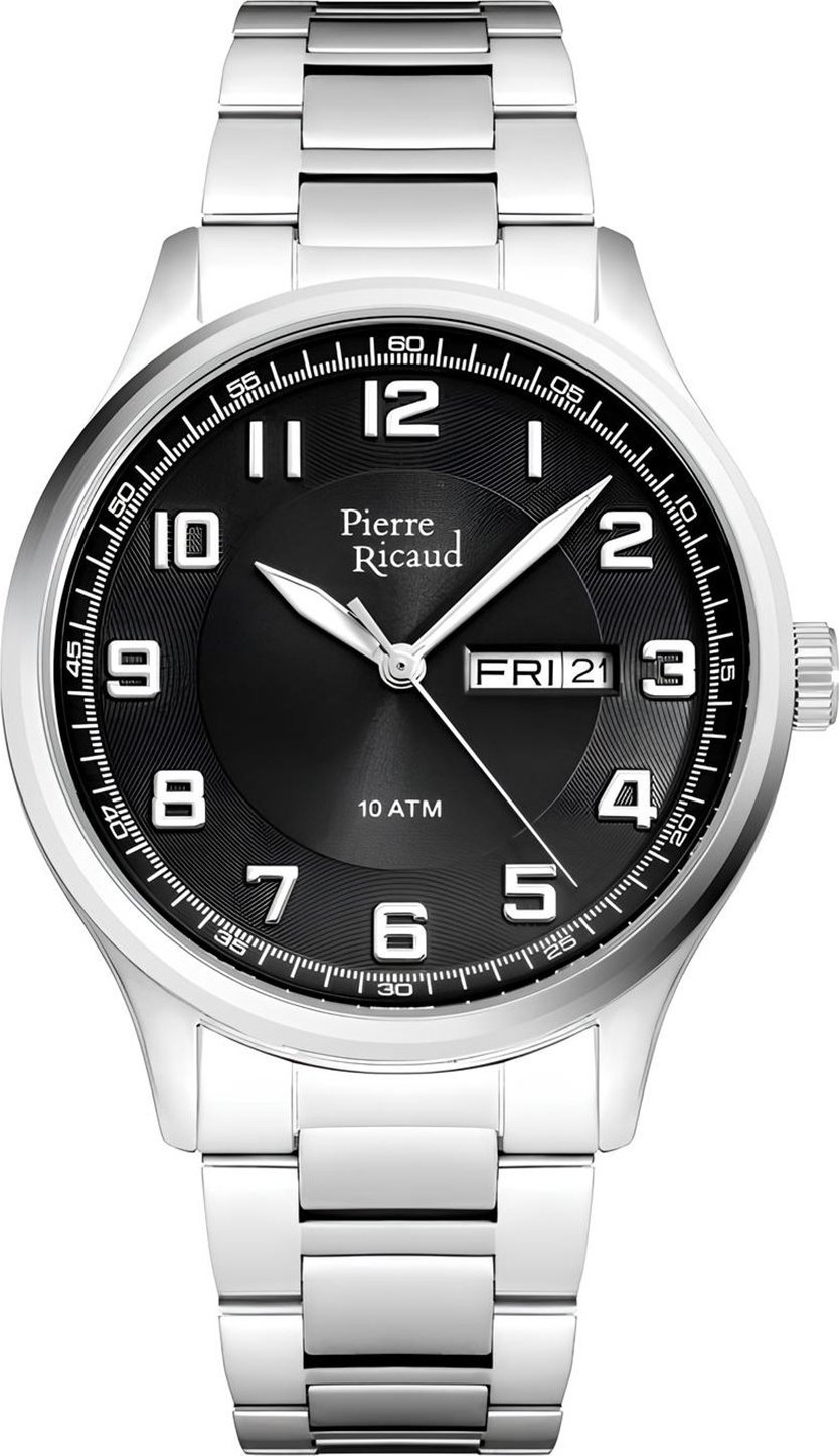 Zegarek Pierre Ricaud Zegarek męski Pierre Ricaud P60043.5124Q srebrny