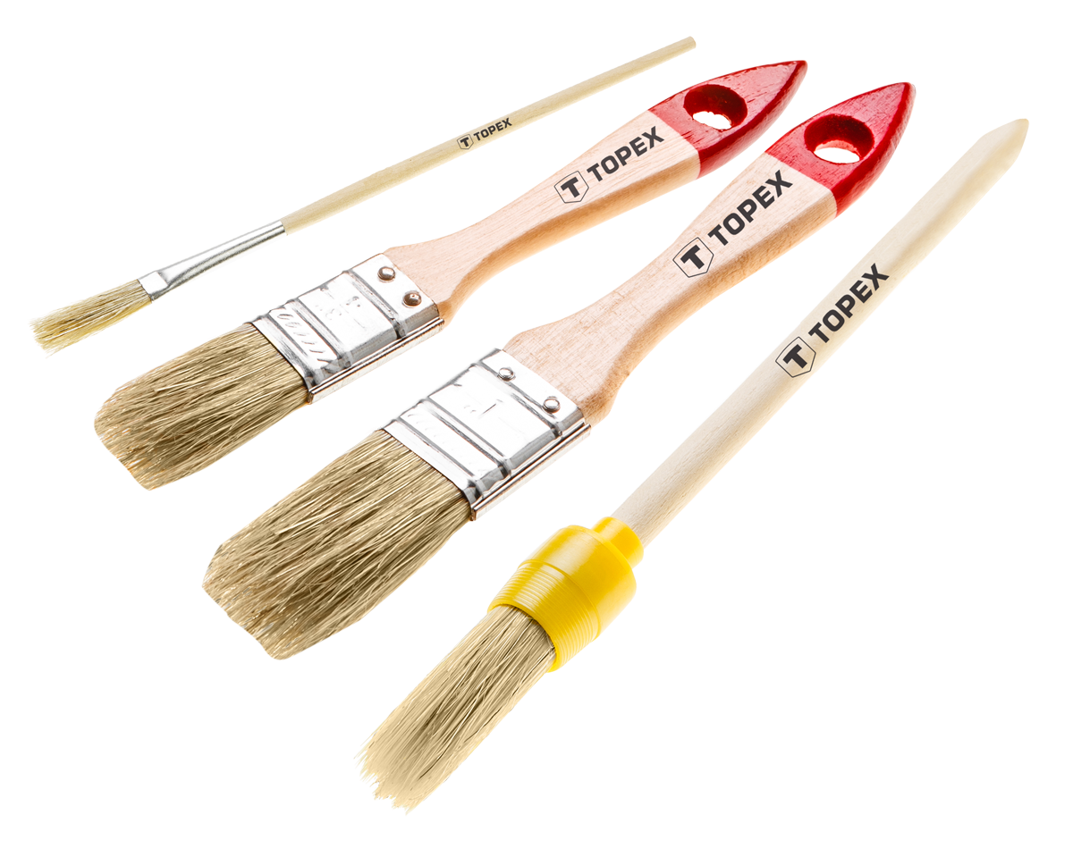 Topex Zestaw pędzli 4szt. (20B817)