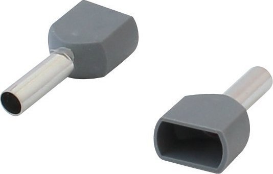 EPM KOŃCÓWKA TULEJKOWA IZOLOWANA PODWÓJNA 2*2.5MM 10 SZTUK (1 KPL)