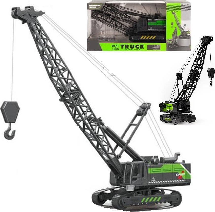 Madej DŹWIG GĄSIENICOWY ŻURAW BUDOWLANY HAK 1:55