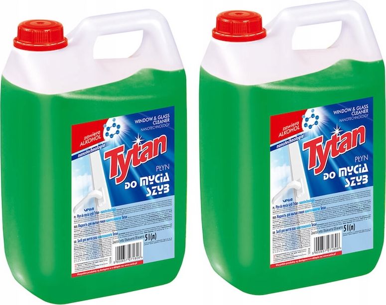 Tytan PŁYN DO MYCIA SZYB NANOTECHNOLOGIA TYTAN10kg PROMO