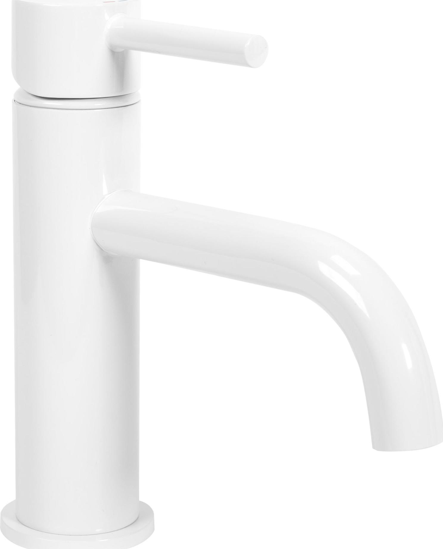 Bateria umywalkowa Rea Lungo stojąca biały (REA-B4401)