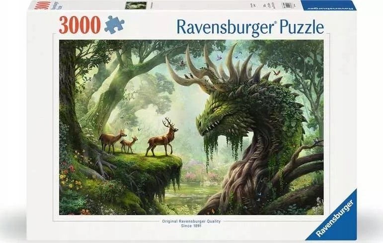 Ravensburger Puzzle 3000 Przebudzenie Le?nego Smoka