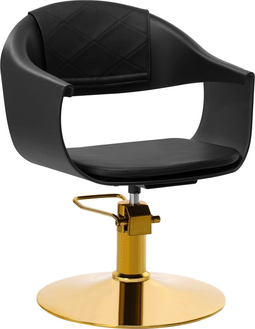 Gabbiano fotel fryzjerski A364 złoto czarny