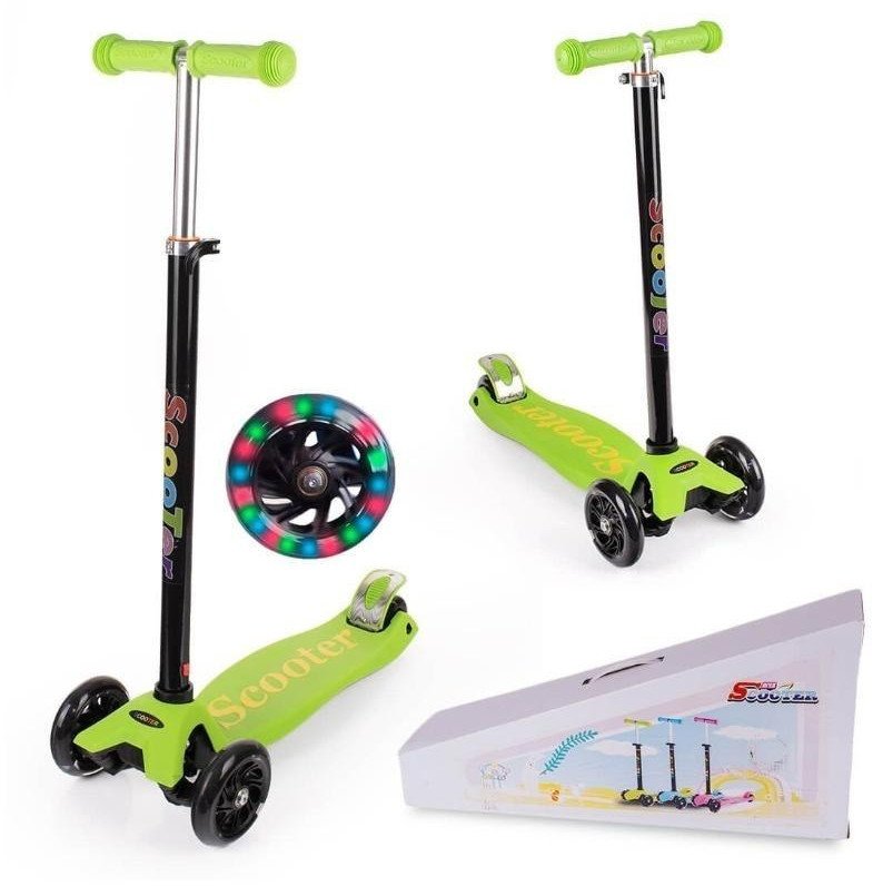 Hulajnoga trójkołowa balansowa regulowana led