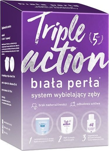 Biała Perła Triple Action system wybielający zęby