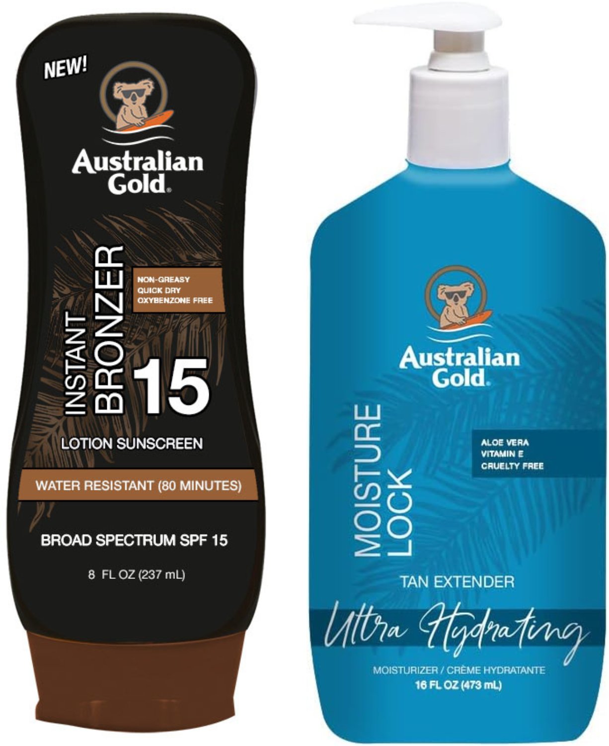 Australian Gold Balsam Z Bronzerem SPF15 + Moisture Lock 473ml