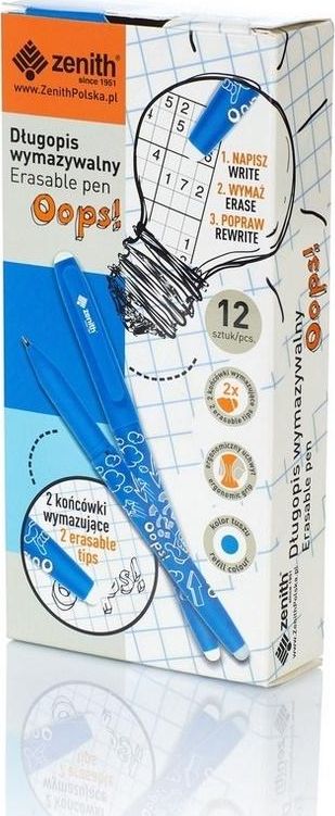 Astra Długopis wymazywalny Oops box (12szt)