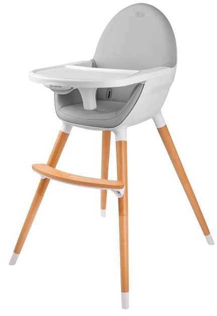 KinderKraft Krzesełko do karmienia Fini 2w1 szare (KKKFINIGRY0000)