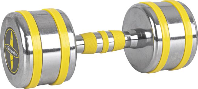 inSPORTline ‎Hantel Yellsteel chromowany 1 x 9 kg