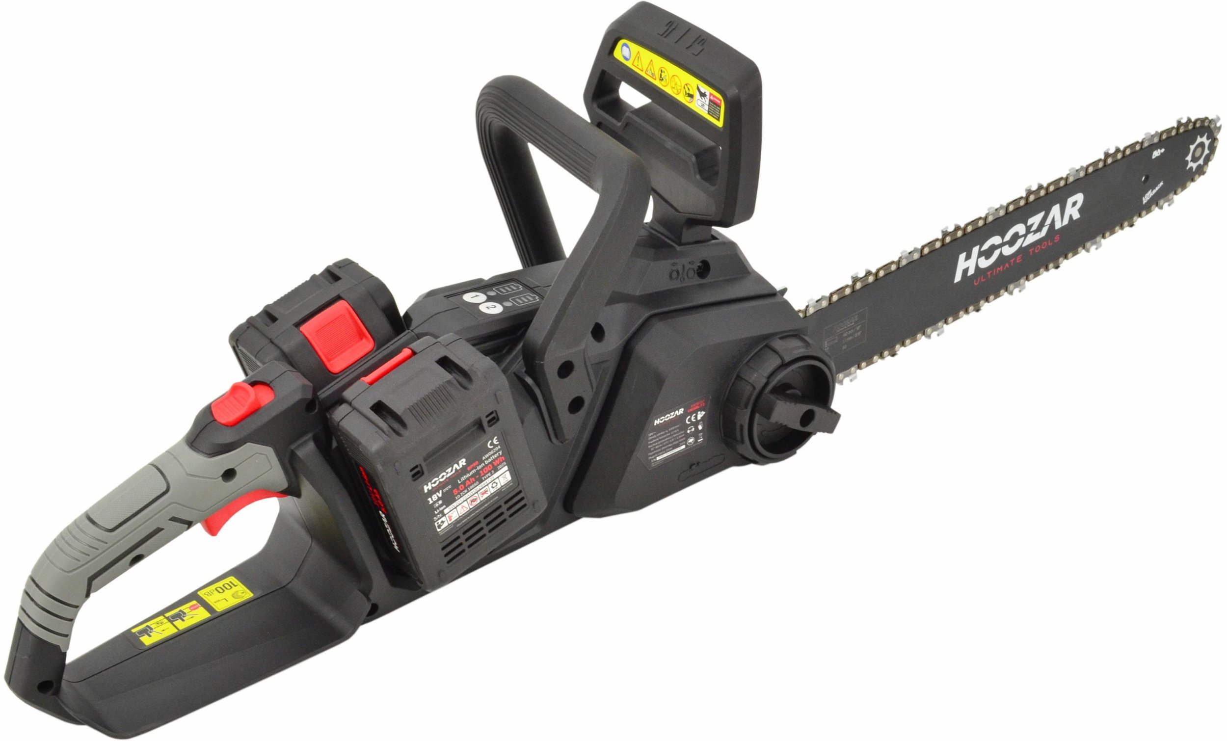 HOOZAR PIŁA ŁAŃCUCHOWA 18V 16"/40cm 2x5.0Ah CH16BL-T2