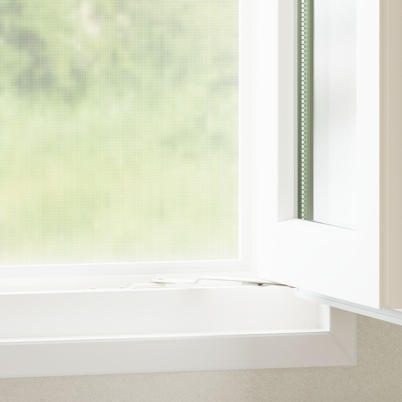 Siatka Mesh na Insekty Biały 112x500 cm Włókno Szklane