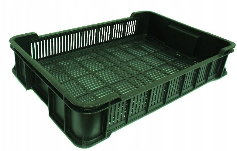 PLASTIC CRATE 10KG 60X40X12CM