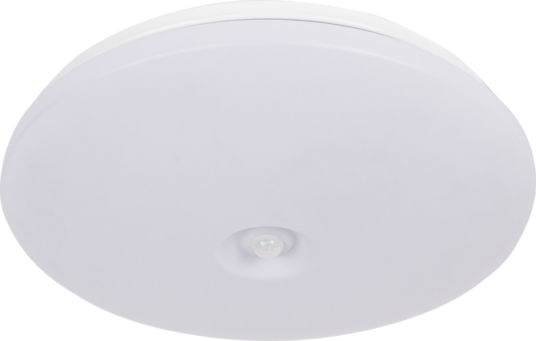 Lampa sufitowa Orno ASTERIA plafon 2xE27, max. 2x60W, czujnik ruchu PIR, IP44, biały