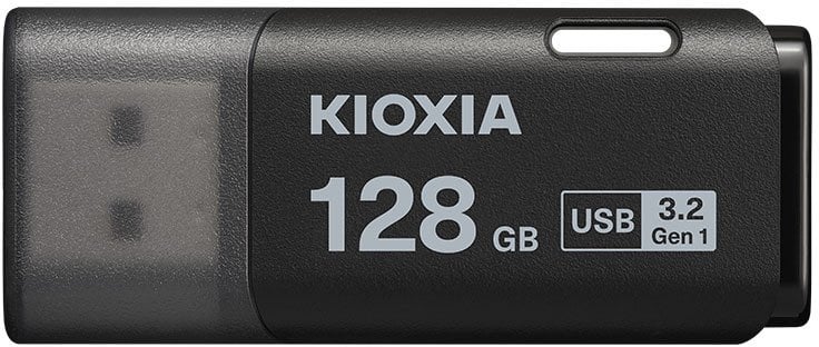 Kioxia LU301K128GG4 pamięć USB 128 GB USB Typu-A 3.2 Gen 1 (3.1 Gen 1) Czarny