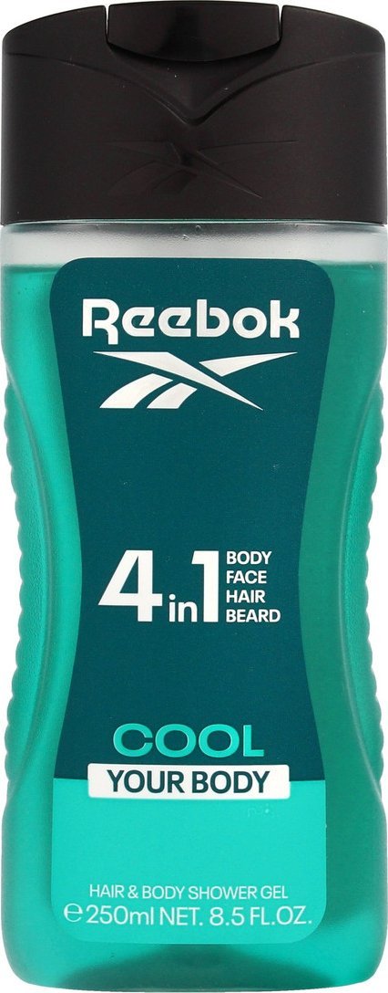 Reebok Cool Your Body Żel pod prysznic 4in1 dla mężczyzn 250ml