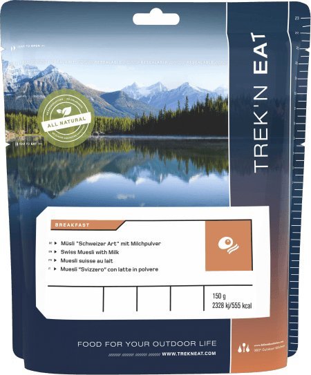 Trek N Eat Musli po szwajcarsku z mlekiem w proszku 150g [Swiss Muesli with Milk]
