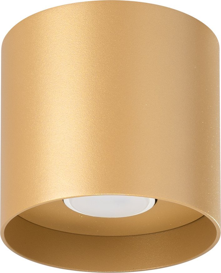 Lampa sufitowa Sollux Lighting SOLLUX Plafon MIKA złoty 1 x GU10 SL.1283