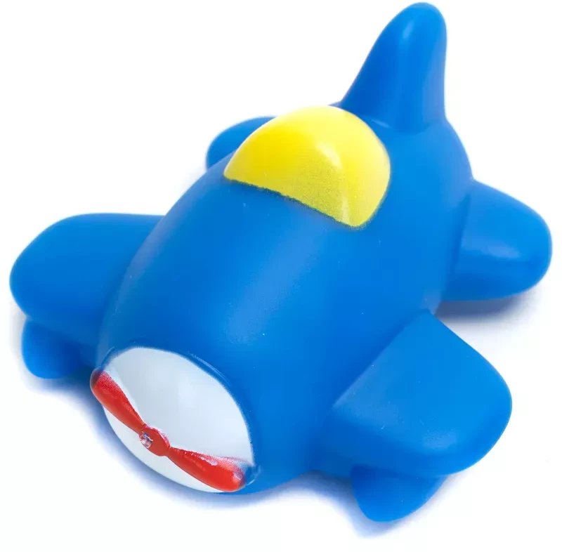 Samolot dla psa gryzak z piszczkiem zabawka do rzucania z winylu