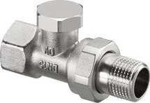 Oventrop Combi 2, zawór powrotny, DN15 - 1/2, prosty, niklowany