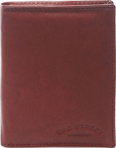 Bag Street Portfel męski skórzany duży burgundowy C70