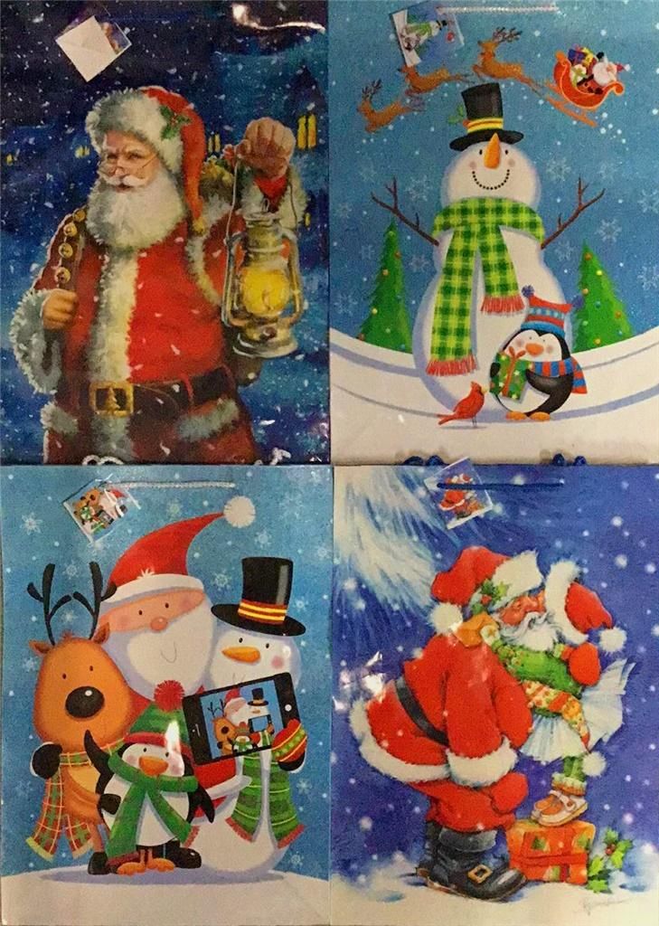 Panorama Torebka ozdobna brokat Boże Narodzenie PL-9Br mix