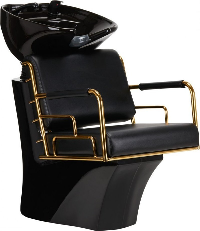 Activeshop Gabbiano myjnia fryzjerski Prato złoto - czarna