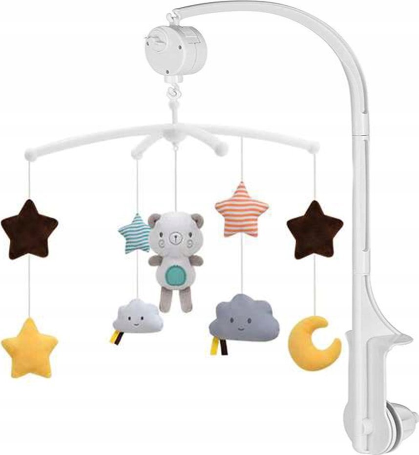 KARUZELA Z PLUSZAKAMI BIAŁA TOY-10