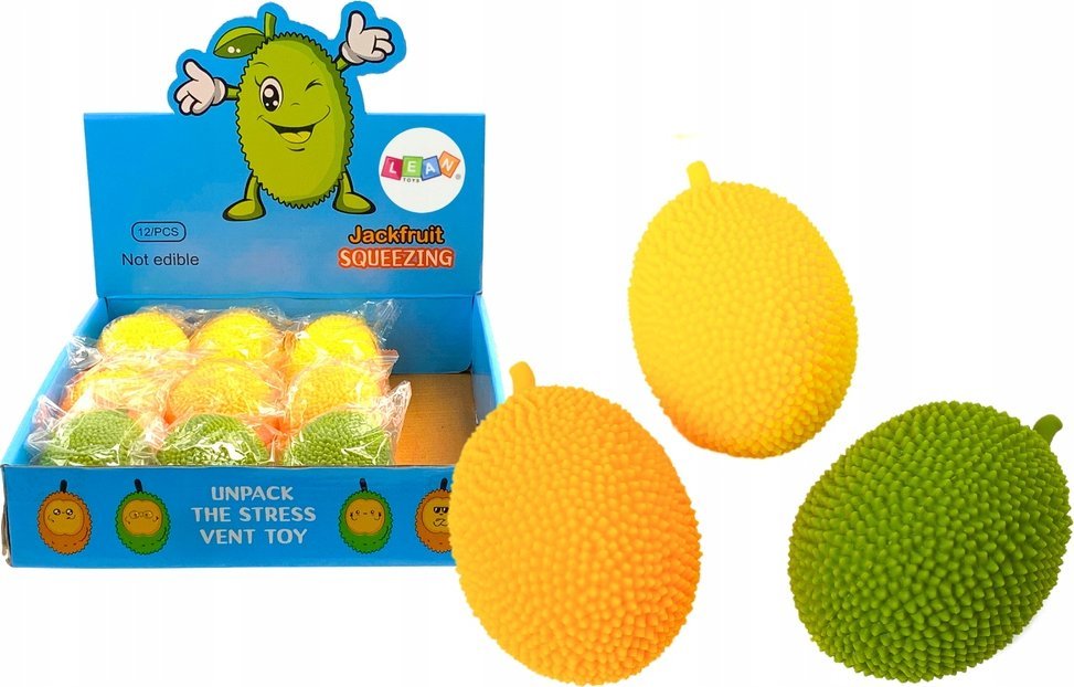 LeanToys Gniotek Owoc Chlebowiec Rozciągliwy Gumowy