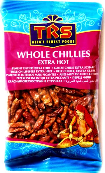 TRS Papryczki suszone całe, ekstra ostre 50g - TRS